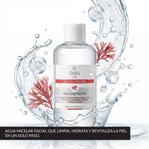 Skin Lab  Agua Micelar Con Algas Rojas 200 Ml