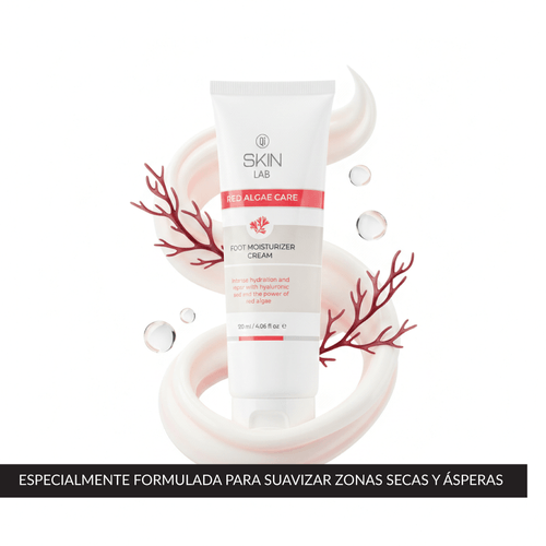 Skin Lab  Crema Hidratante Pies Algas Rojas 120 Ml